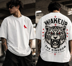 Camiseta Oversize "Wake Up The Kingdom" - Edición Urban Tiger