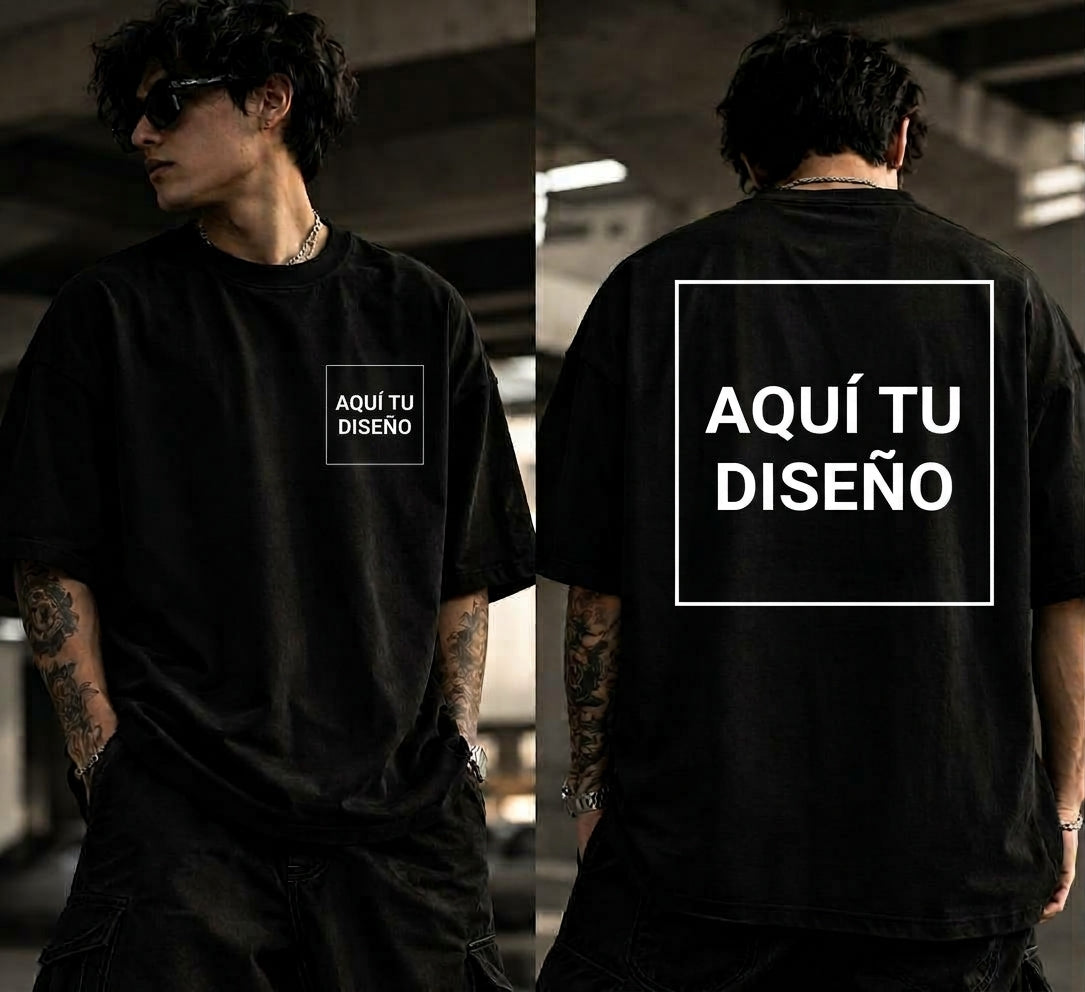 Polo Oversize Algodón Pesado 20/1