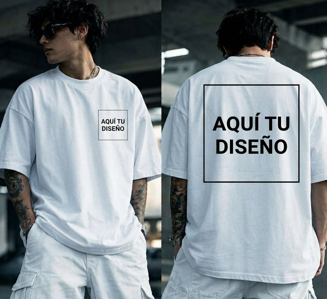Polo Oversize Algodón Pesado 20/1