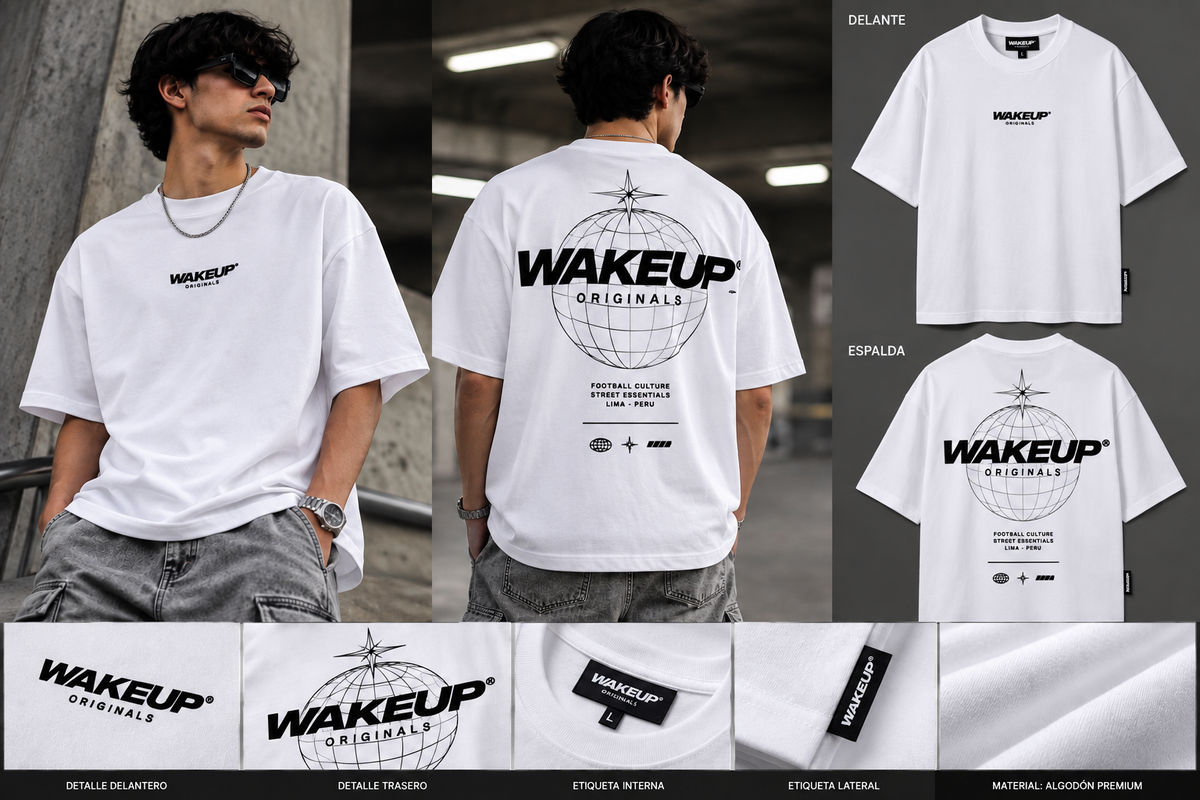 WAKEUP ORIGINALS – World Culture Oversized Tee