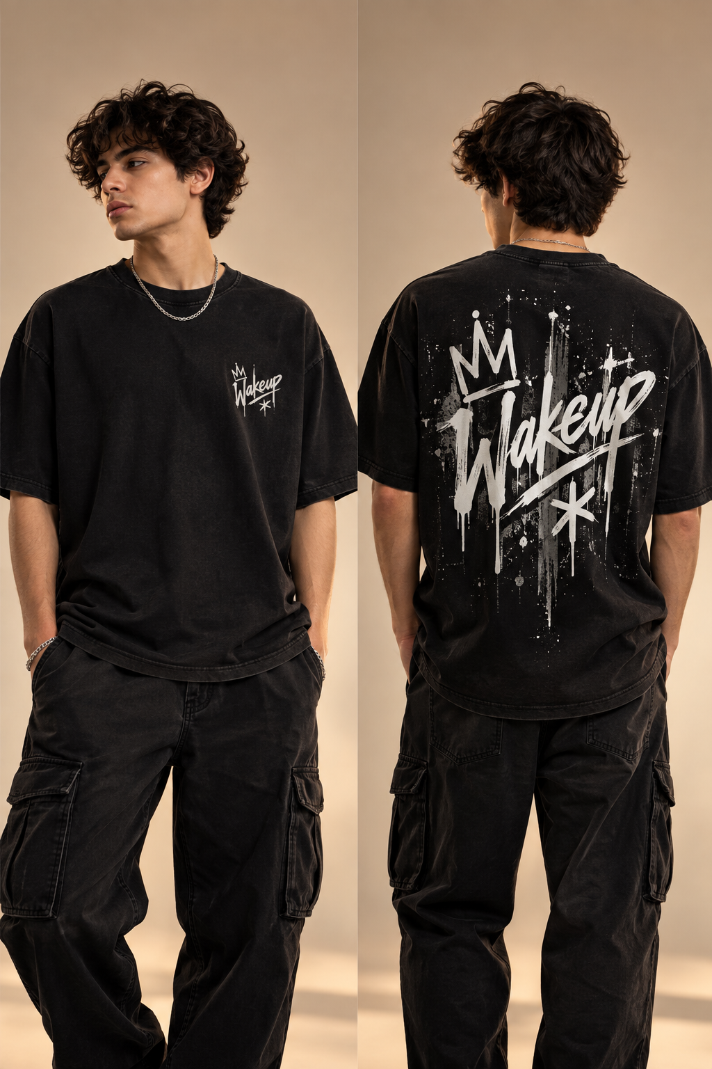 WAKEUP ORIGINALS – Crown Street Oversized Tee