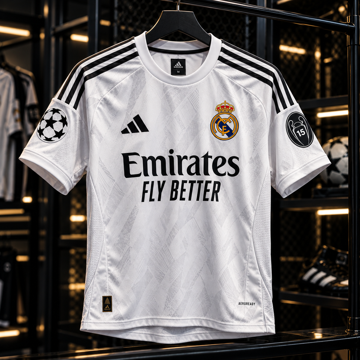 Camiseta Real Madrid Blanca 24/25 – Versión Fan