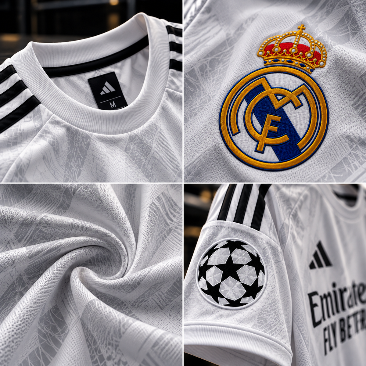 Camiseta Real Madrid Blanca 24/25 – Versión Fan