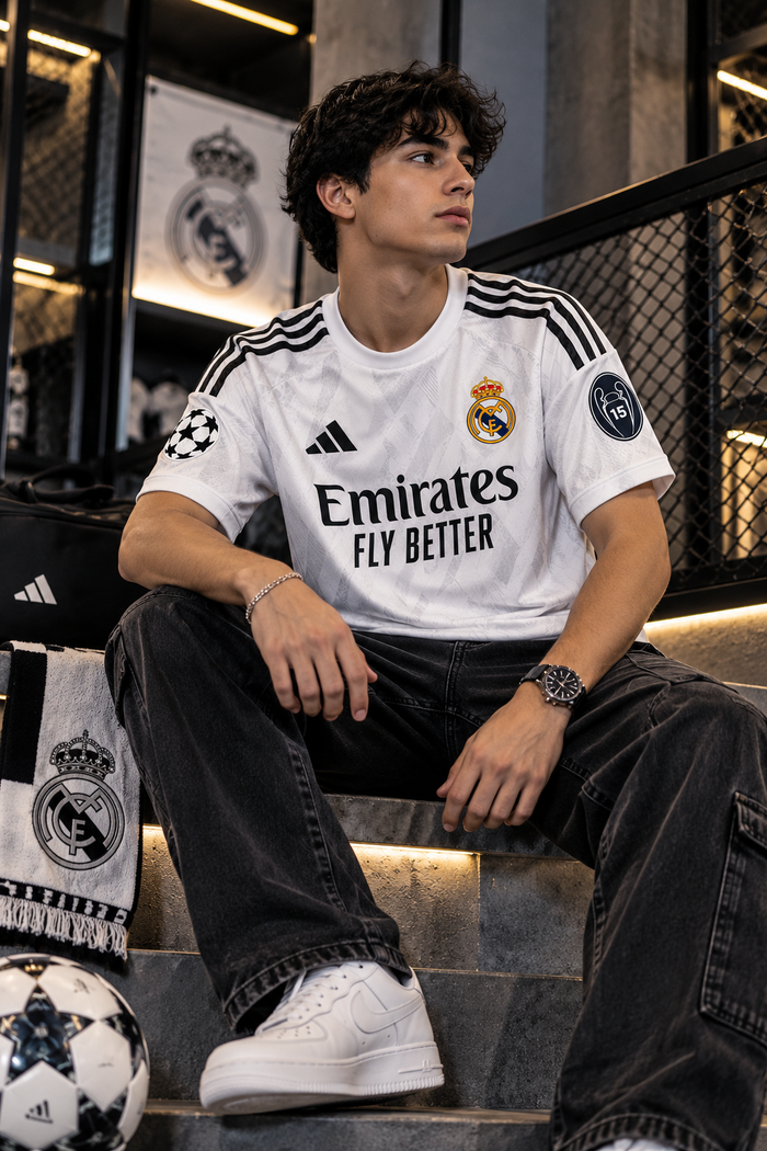 Camiseta Real Madrid Blanca 24/25 – Versión Fan