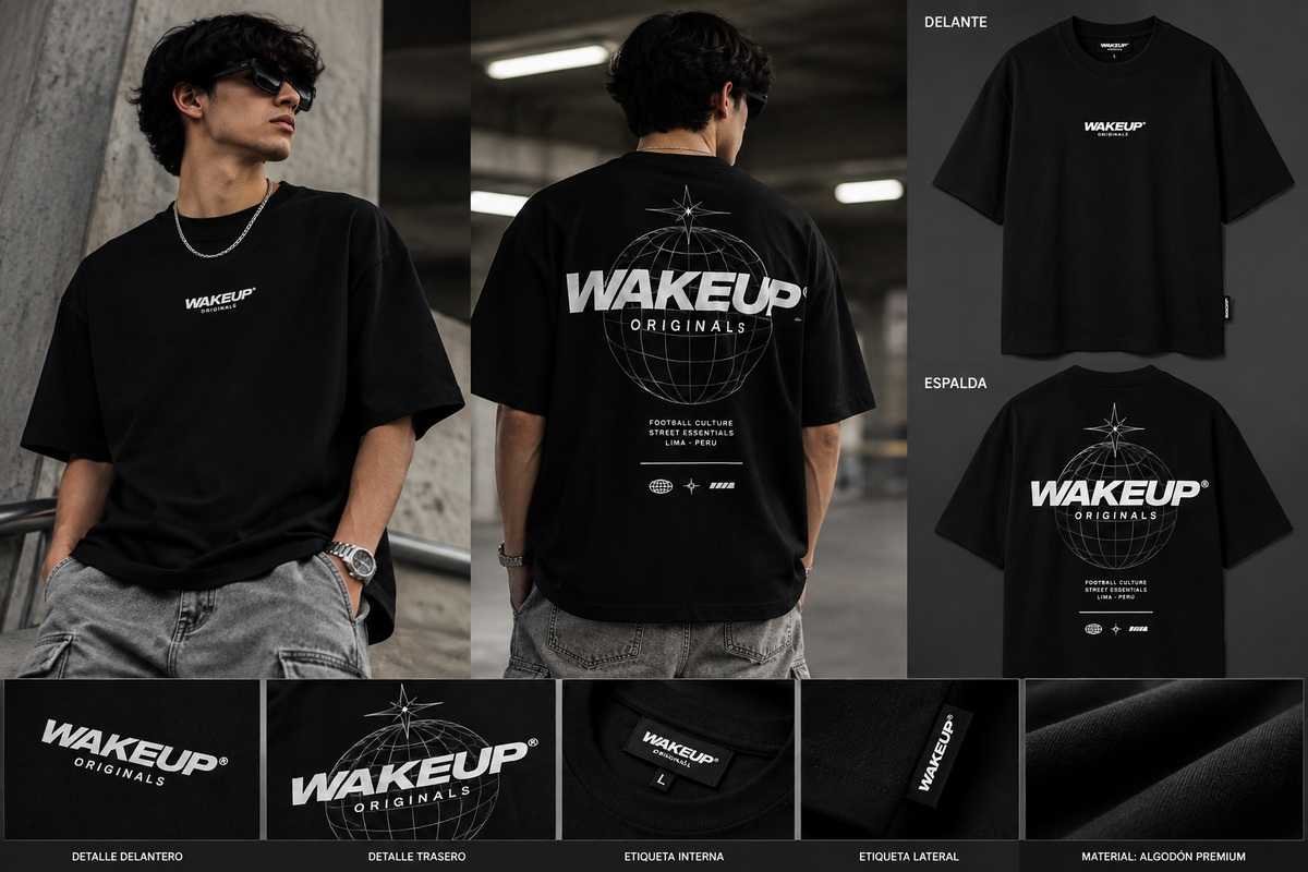 WAKEUP ORIGINALS – World Culture Oversized Tee